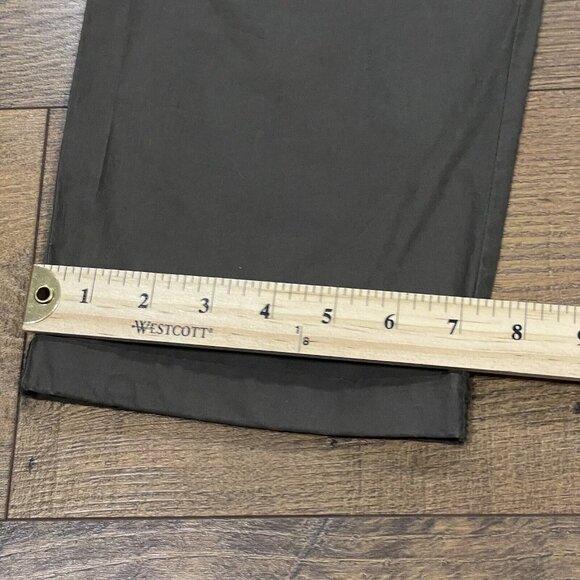 Anthropologie Cartonnier Pants Womens Green Pleated Belted Tie Waist Cuffed Crop - Picture 12 of 14